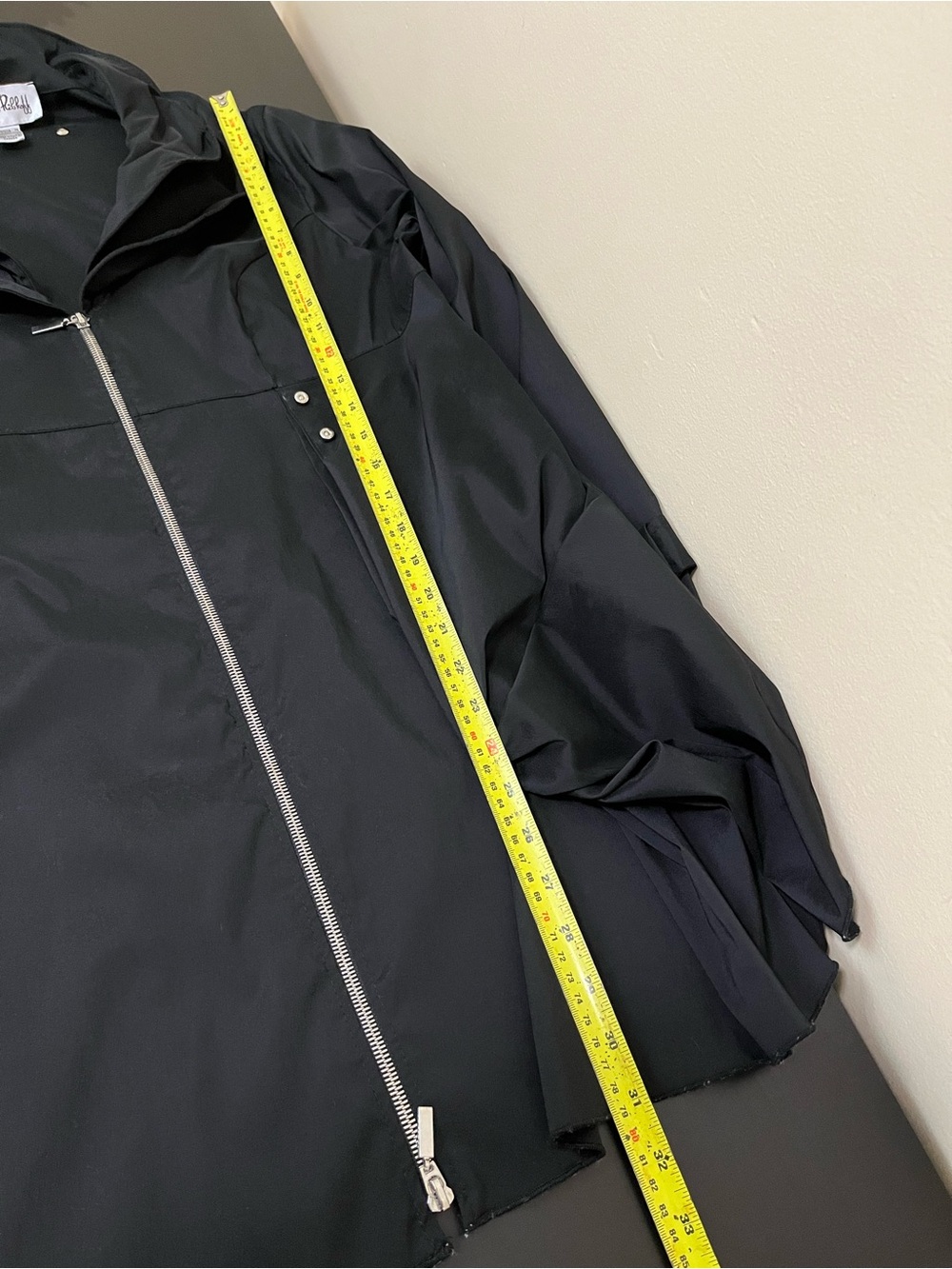 Joseph Ribkoff Unique Black Water Resistant Jacket Made in Canada π¨π¦ - Picture 10 of 11